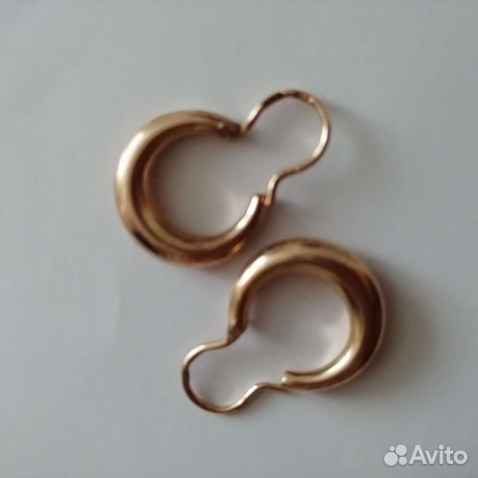 Золотые серьги СССР