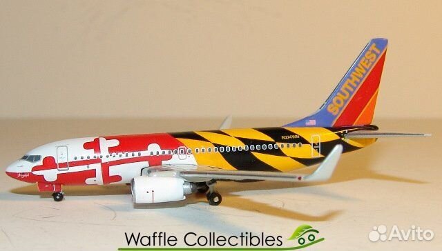 Модели самолёта B 737 Southwest 1/400 Gemini Jets