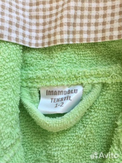 Детский банный халат 80р