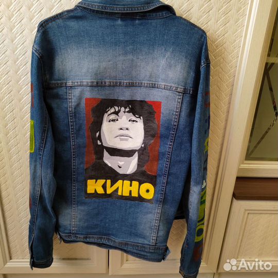 Джинсовая куртка custom