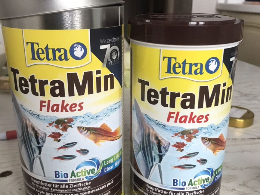 Корм для рыб tetramin flakes