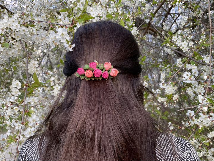 Заколка для волос ручная работа