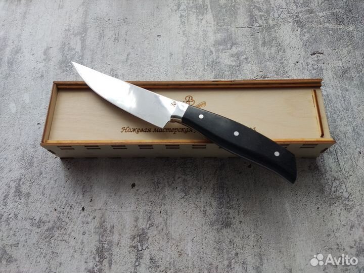 Нож кухонный малый из кованой стали 95х18