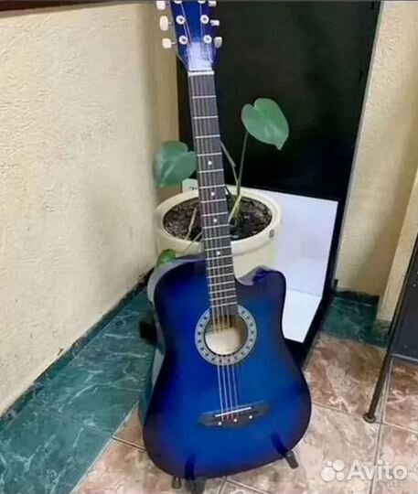 Гитара Belucci (синяя) Новая
