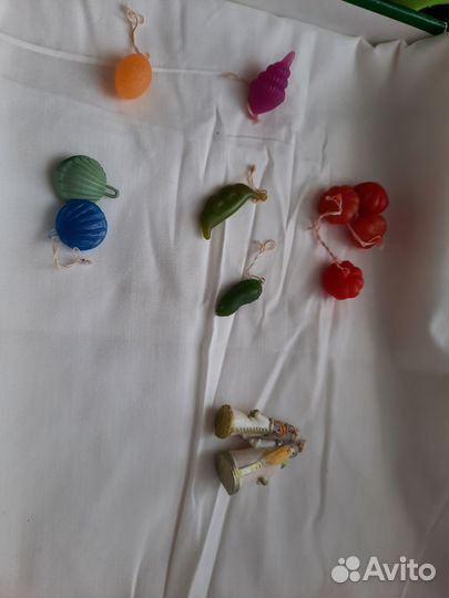 Елочные игрушки мини и большие СССР