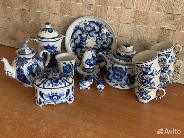 Набор Гжель посуда