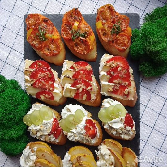 Фуршет закуски кейтеринг гастробоксы