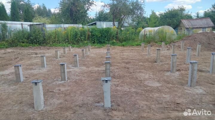 Фундамент для дома / Винтовые сваи под ключ