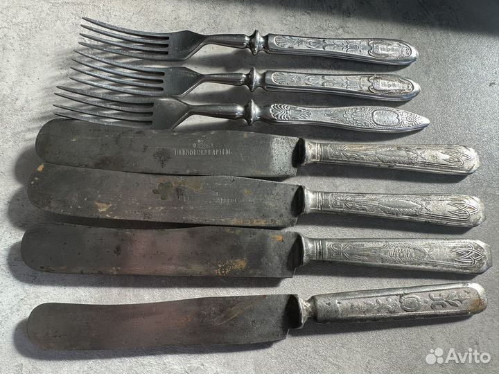 Вилка и ножи СССР