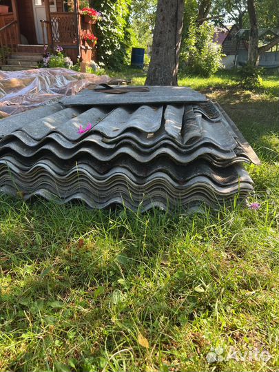 Шифер волновой бу