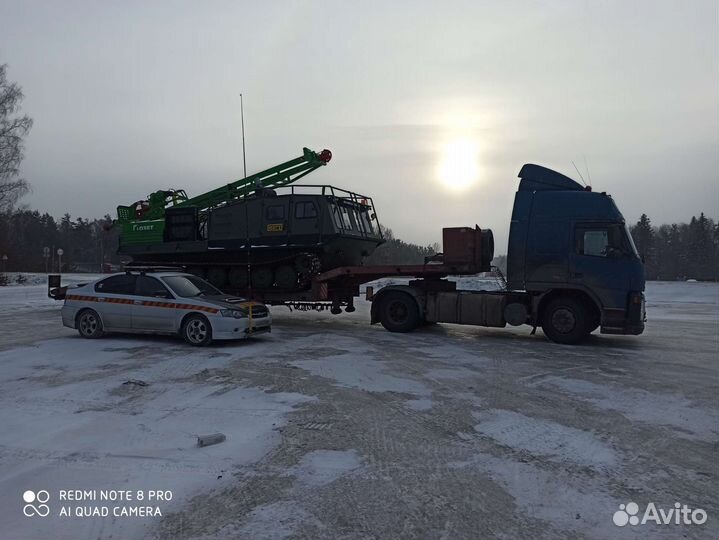 Сопровождение негабаритного груза А/М прикрытия