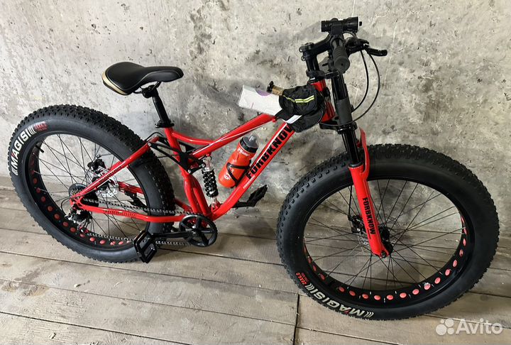 Новый горный спортивный велосипед Fat-Bike Фэтбайк