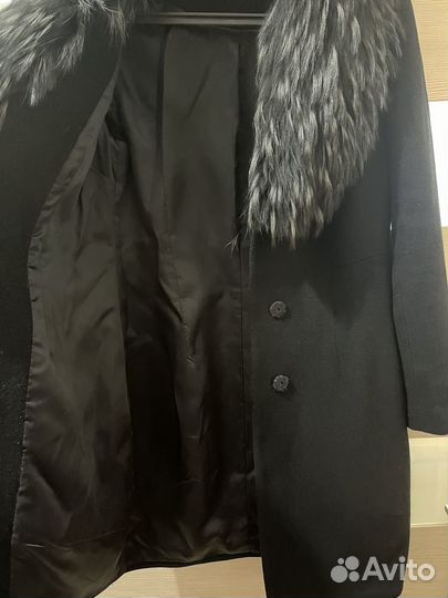 Пальто черное 42/44