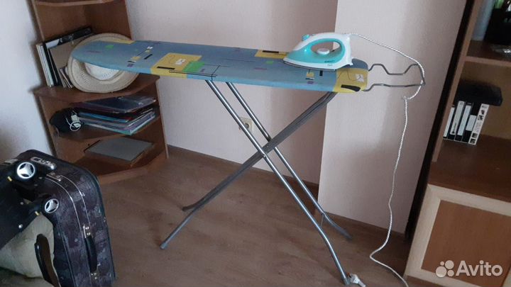 Гладильная доска бу + утюг