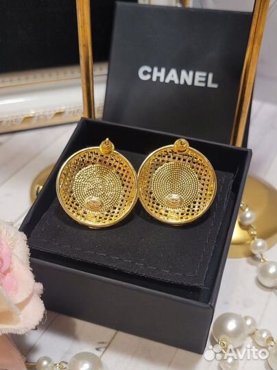 Серьги Chanel Винтажная коллекция