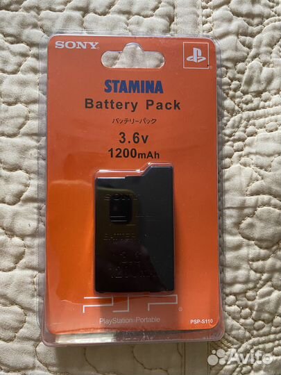 Аккумулятор Sony psp -s110 2000 3000 новый