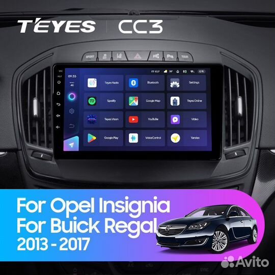 Магнитола Teyes Opel Insignia CC3L CC3 2k