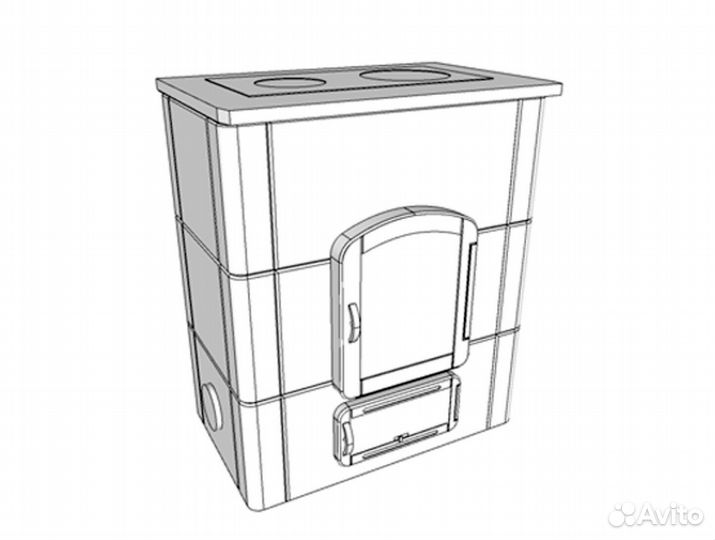 Камин талькохлорит