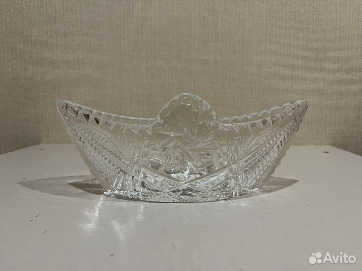 Хрустальная конфетница/салатница 