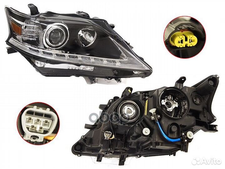 Фара lexus RX270/RX350/RX450H 12-15 RH под ксен