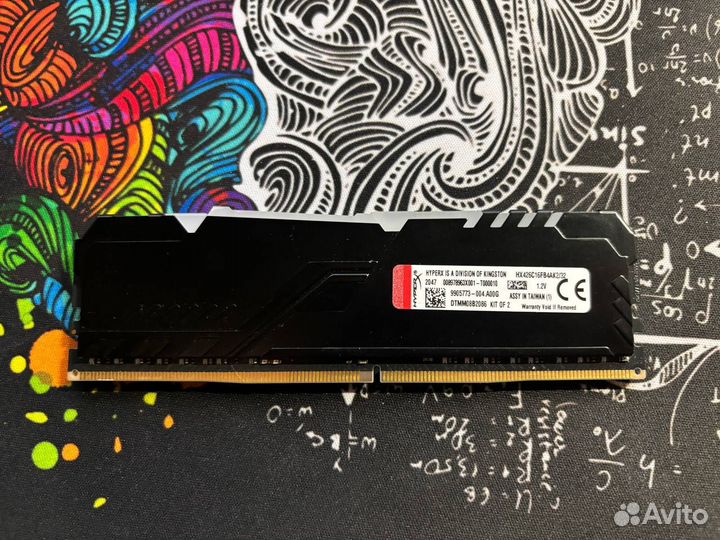 DDR 4 16GB Kingston HyperX Fury RGB