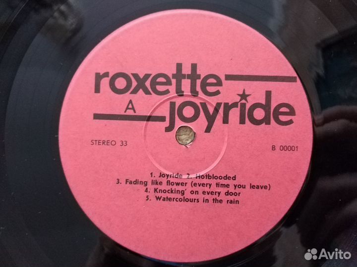 Roxette Joyride Пластинка Винил