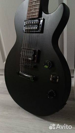 Epiphone les paul special satin e1 ebony vintage