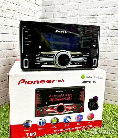 Магнитола 2 din pioneer 4RCA DSP арт884