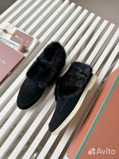 Женские лоферы Loro Piana Open Walk