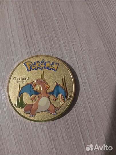 Коллекционная монета Покемон