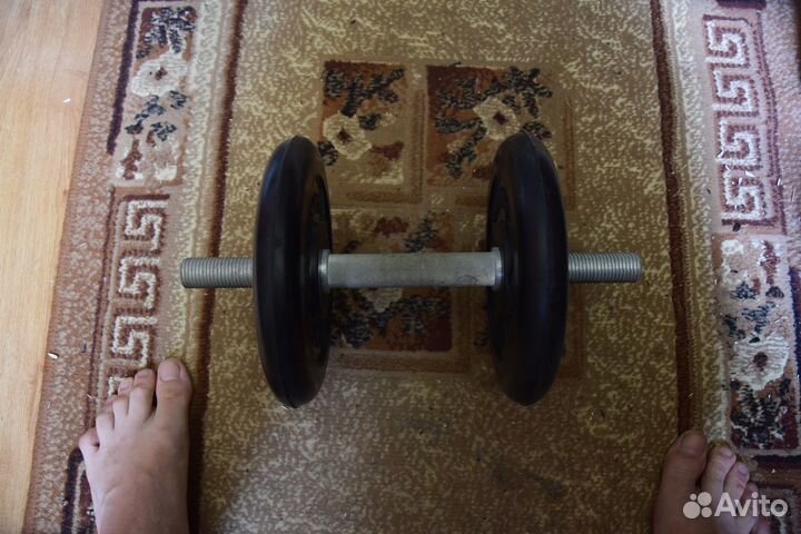 Гантели разборные обрезиненные