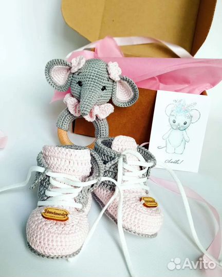 Вязаный набор для девочки