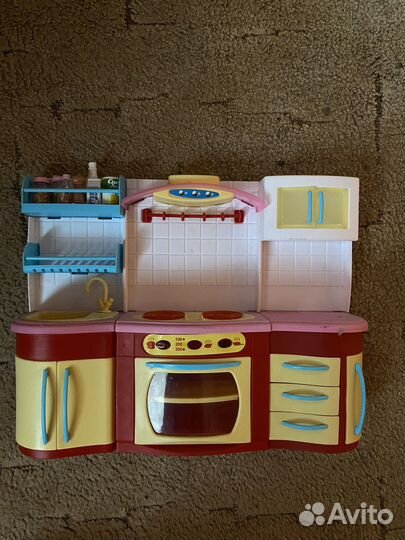 Кухня для кукол барби и монсер хай
