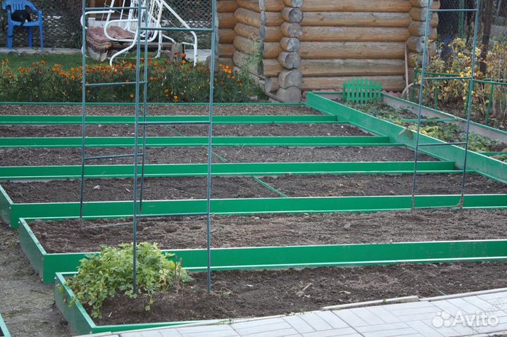 Металлическая грядка от жестянщика