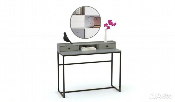 Туалетный стол с зеркалом лофт