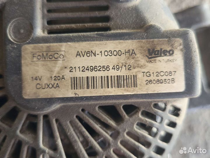 Ford focus 3- 1.6 генератор