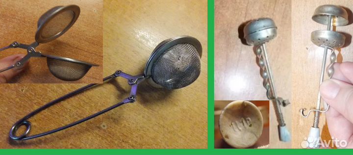 Посуда Вилка Ложка дерево Совок Половник Ситечко