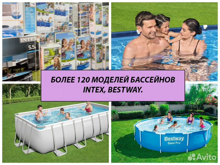 Бассейн каркасный Интекс