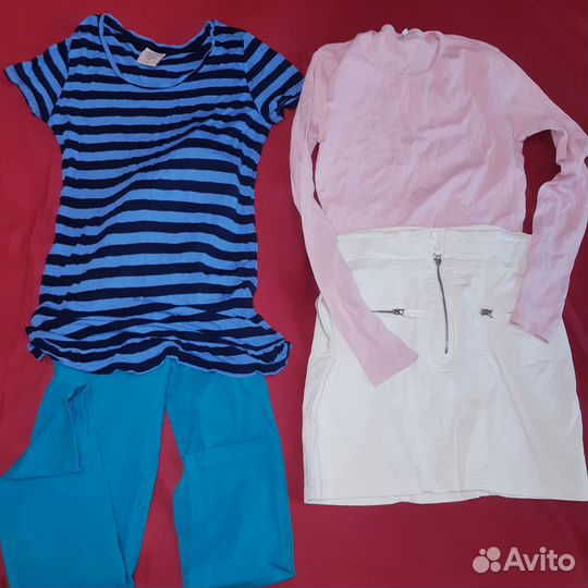 4 пакета одежды на девочку 158 рост