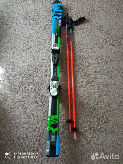 Лыжи,шлем,очки