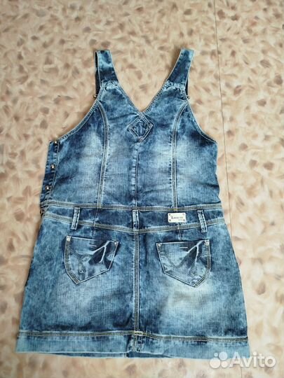 Джинсовый сарафан