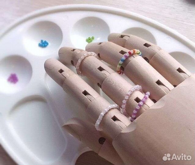 Кольцо из бисера