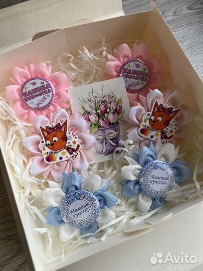 Резинки, заколки ручной работы