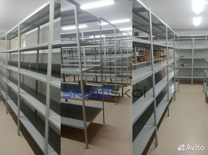 Стеллажи металлические от производителя новые