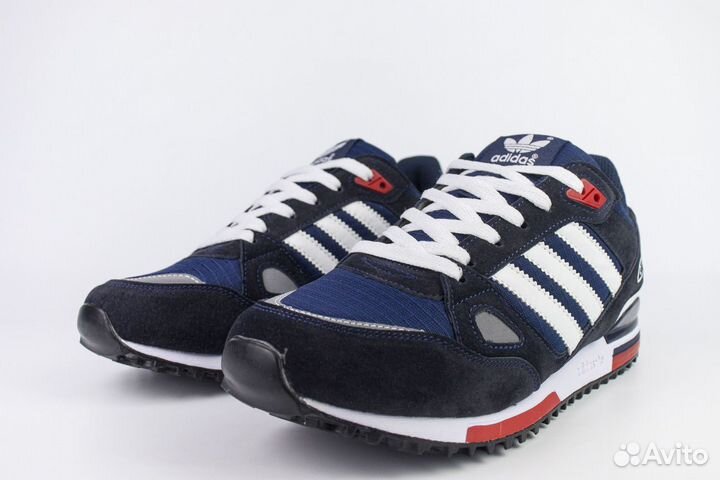 Кроссовки Adidas ZX 750 Suede Blue / White