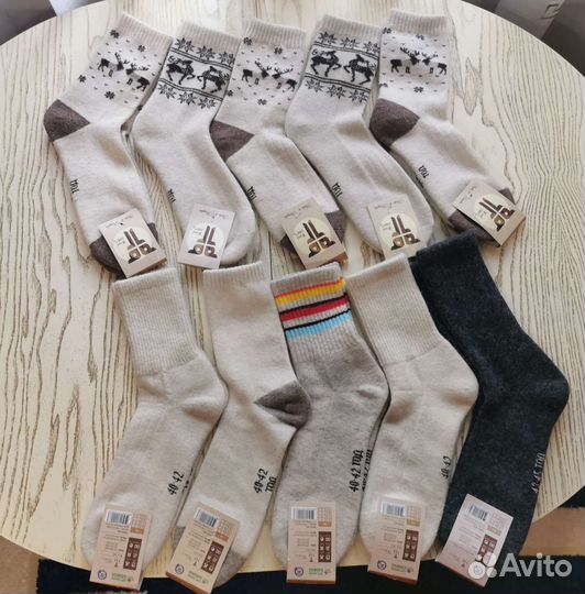 Носки из шерсти яка монголия