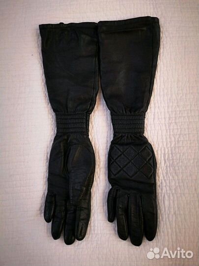 Перчатки кожаные