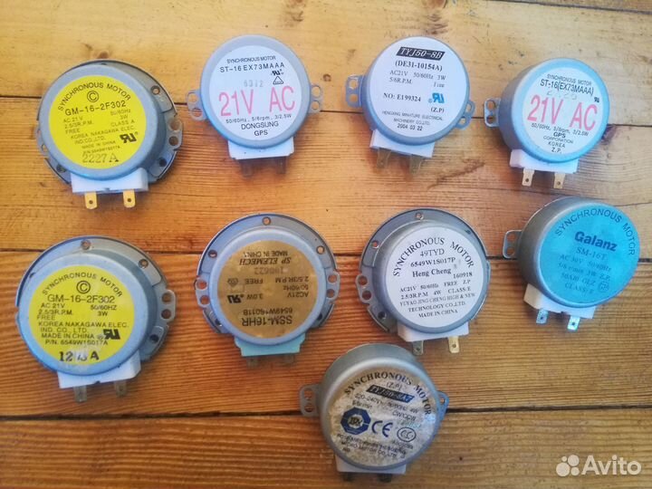 Двигатель микроволновой печи для вращения тарелки