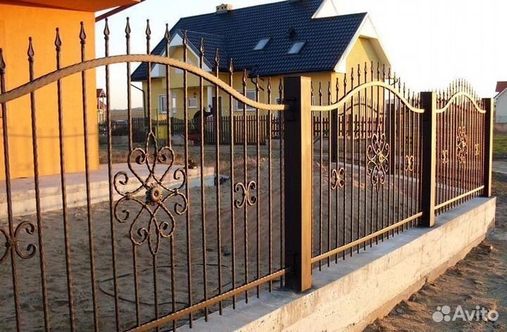 Кованный забор тпп KZ-31