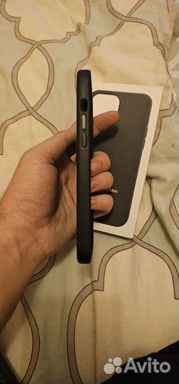 Чехол на iPhone 13 pro max кожаный